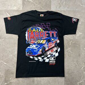 Vintage Dale Jarrett Graphic Tee Mens Medium Nascar Ford Extreme Speed Racing